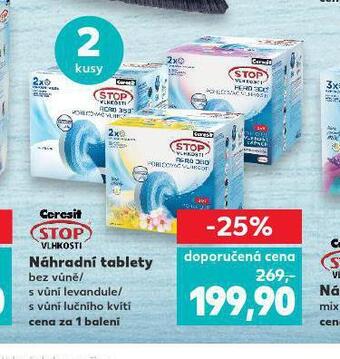Kaufland Ceresit stop vlhkosti náhradní tablety nabídka