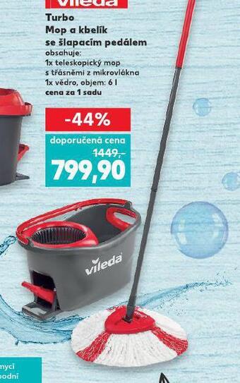 Kaufland Turbo mop a kbelík se šlapacím pedálem nabídka