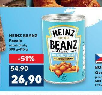 Kaufland Heinz beanz fazole nabídka