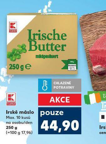 Kaufland Irské máslo nabídka