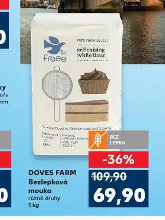 Kaufland Doves farm bezlepková mouka nabídka