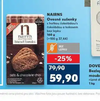 Kaufland Nairns ovesné sušenky nabídka