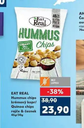 Eat real hummus chips