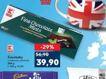 Kaufland Čokoláda s mátovou příchutí nabídka