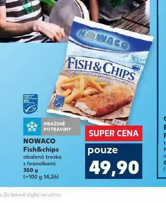 Kaufland Nowaco fish&chips nabídka