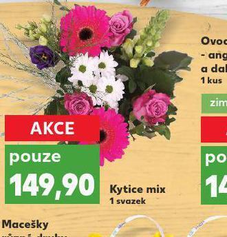 Kaufland Kytice mix nabídka