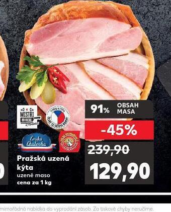 Kaufland Pražská uzená kýta nabídka