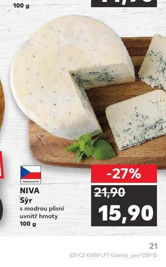 Kaufland Niva sýr nabídka