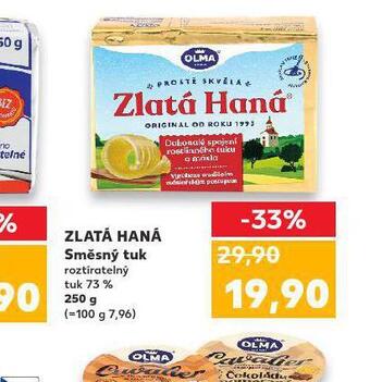 Kaufland Zlatá haná směsný tuk nabídka