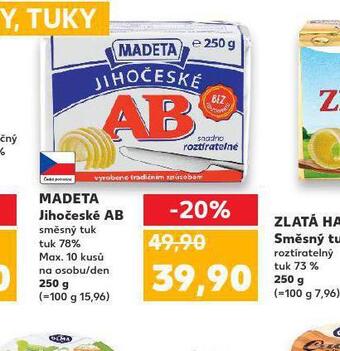 Kaufland Madeta jihočeské ab nabídka