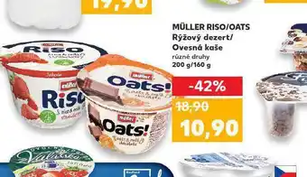 Kaufland Müller riso / oats ovesná kaše nabídka