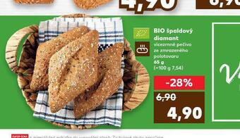 Kaufland Bio špaldový diamant nabídka