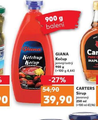 Kaufland Giana kečup nabídka