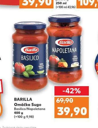 Kaufland Barilla omáčka sugo nabídka
