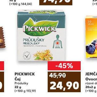 Kaufland Pickwick čaj nabídka