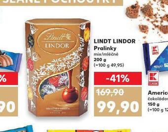 Kaufland Lindt lindor pralinky nabídka
