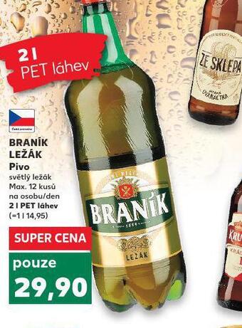 Kaufland Pivo braník ležák nabídka