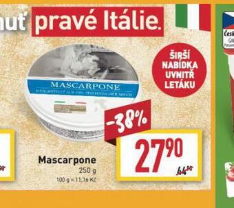 Billa Mascarpone nabídka