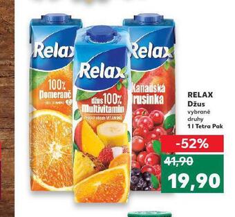 Kaufland Relax džus nabídka