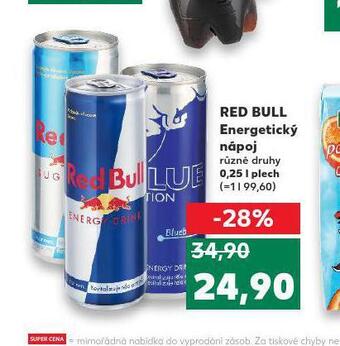 Kaufland Red bull energetický nápoj nabídka