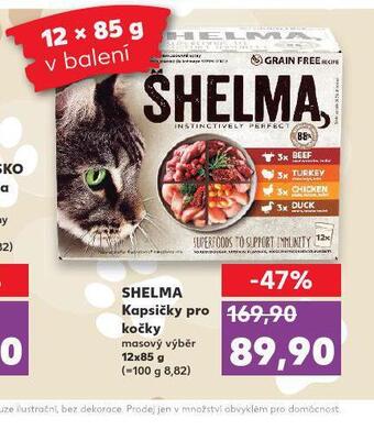 Kaufland Shelma kapsičky pro kočky nabídka