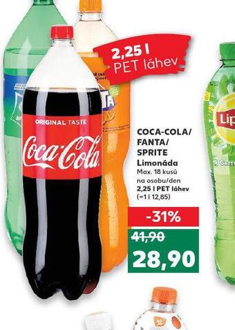 Kaufland Coca cola 2,25l nabídka