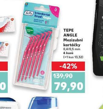 Kaufland Tepe angle mezizubní kartáčky nabídka