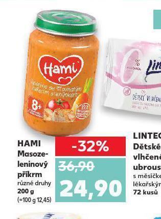 Kaufland Hami masozeleninový příkrm nabídka