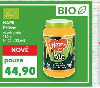 Kaufland Hami příkrm nabídka