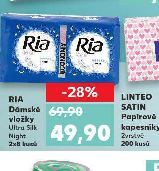Kaufland Ria dámské vložky nabídka