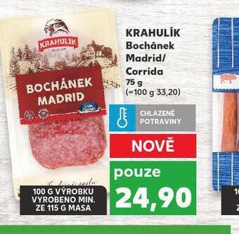 Kaufland Bochánek madrid / corrida nabídka