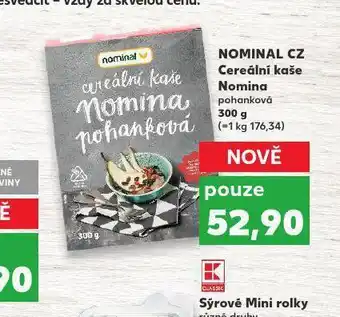 Kaufland Nominal cz cereální kaše nomina nabídka