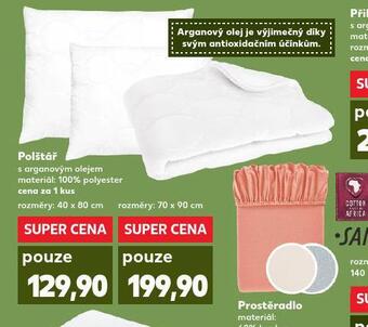 Kaufland Polštář 40 x 80 cm nabídka