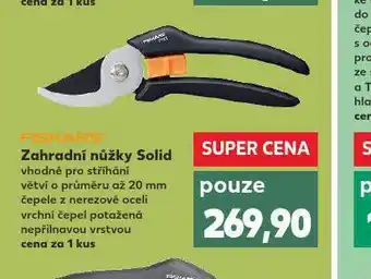 Kaufland Zahradní nůžky solid fiskars nabídka