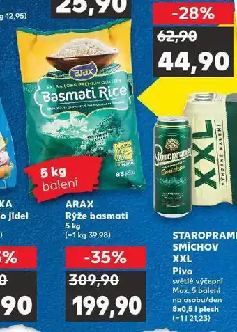 Kaufland Aray rýže basmati nabídka