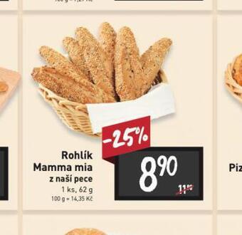 Billa Rohlík mama mia nabídka