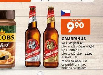 Terno Pivo gambrinus patron 12 nabídka
