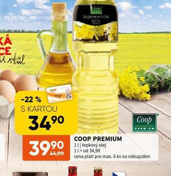 Terno Coop premium řepkový olej nabídka