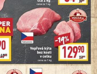 Billa Vepřová kýta bez kosti nabídka