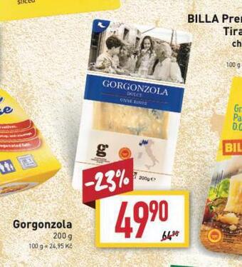 Billa Gorgonzola nabídka