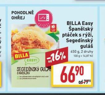 Billa Billa easy segedínský guláš nabídka