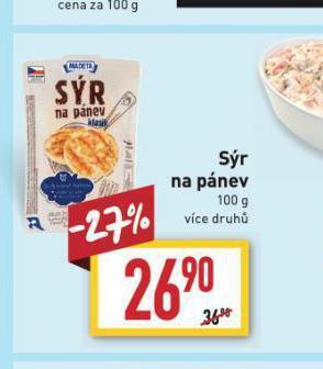 Billa Sýr na pánev nabídka