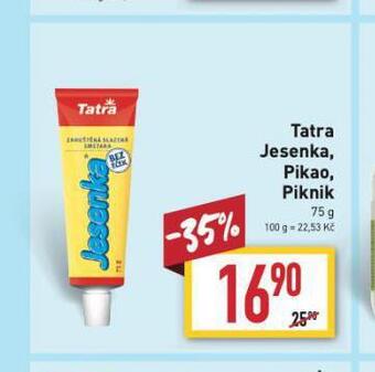 Billa Tatra jesenka, pikao, piknik nabídka