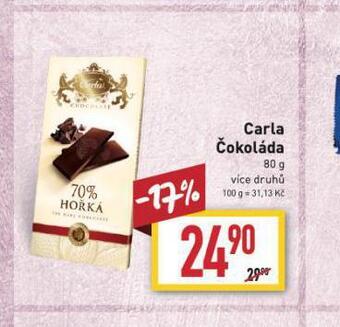 Billa Carla čokoláda nabídka
