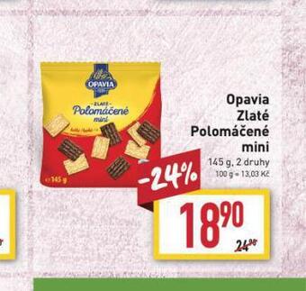Billa Opavia zlaté polomáčené mini nabídka