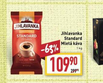 Billa Jihlavanka standard mletá káva nabídka