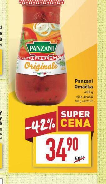 Billa Panzani omáčka nabídka