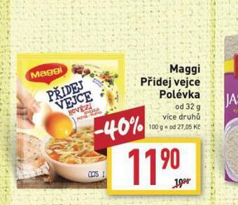 Billa Maggi přidej vejce polévka nabídka