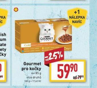Billa Gourmet gold pro kočky nabídka