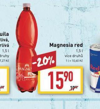 Billa Magnesia red nabídka